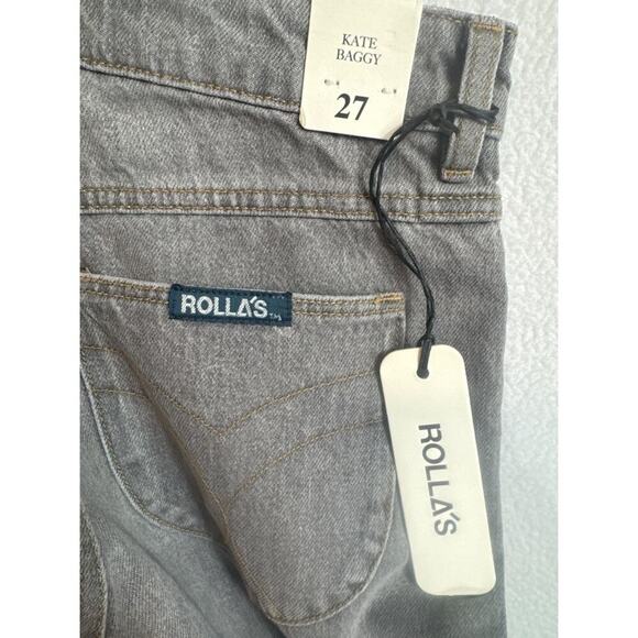 NWT Rolla’s Kate Baggy Jeans Stone Grey 27 $149 – Sold Out - Picture 12 of 12